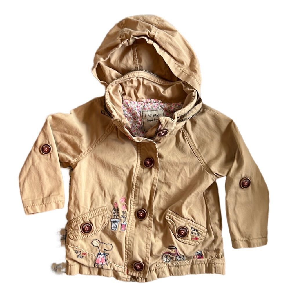 I Love Next Girl’s 12-18mo Khaki Jacket with Hood